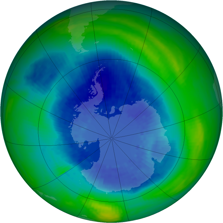Ozone Map 1989-09-10